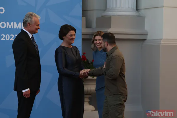 Başkan Erdoğan ve eşi Emine Erdoğan NATO Zirvesi kapsamında düzenlenen resmi akşam yemeğine katıldı - 39