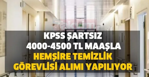 Iskur Hastanelere Personel Alimi Kpss Sartsiz 4000 Tl 4500 Tl Maasla Hemsire Temizlik Gorevlisi Alimi Sartlari Takvim