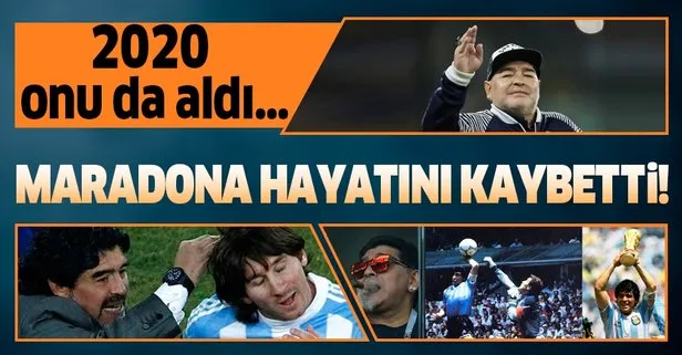 Son dakika: Arjantinli futbol efsanesi Diego Armando Maradona hayatını kaybetti