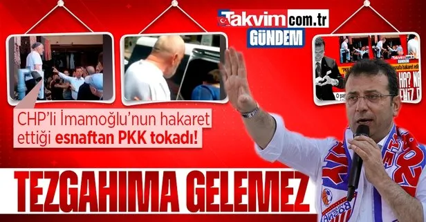 CHP’li Ekrem İmamoğlu’nun skandal sözlerle hedef aldığı esnaf Mehmet Özdemir konuştu: PKK ile beraber olan benim tezgahıma gelemez