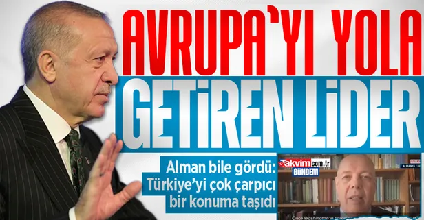 Alman Siyasetçi ve yazar Christoph Hörstel'den çok çarpıcı Başkan Erdoğan yorumu: Avrupa'yı yola getiren lider