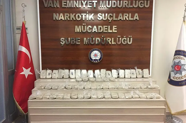 Van'da 32 kilo eroin ele geçirildi!