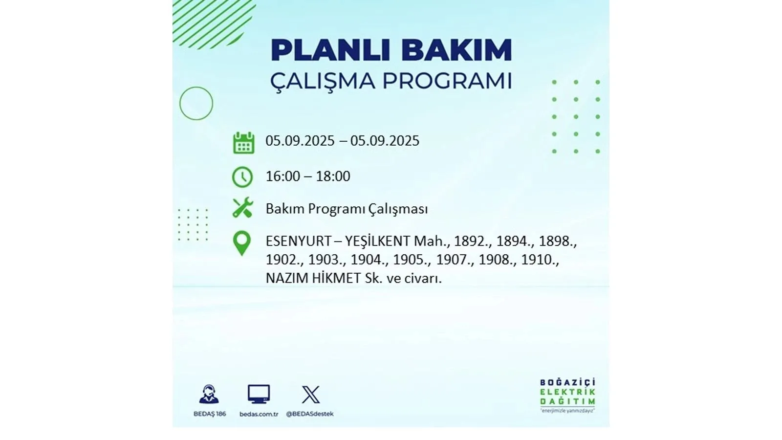 17 ilçede elektrik kesintisi | İstanbul'da elektrikler ne zaman gelecek? Mahalle mahalle KESİNTİ LİSTESİ - 17