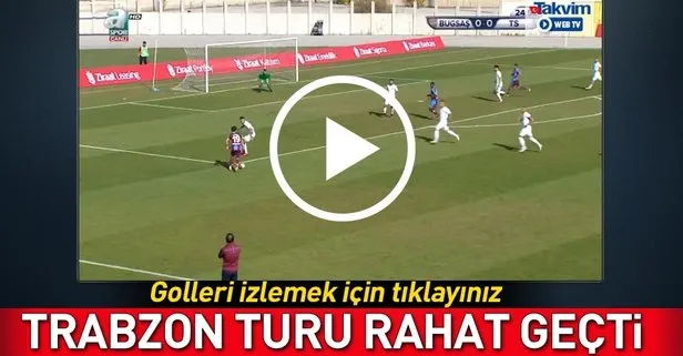 Ziraat Türkiye Kupası’nda Trabzonspor, Bugsaşspor’u 2-0 mağlup etti!