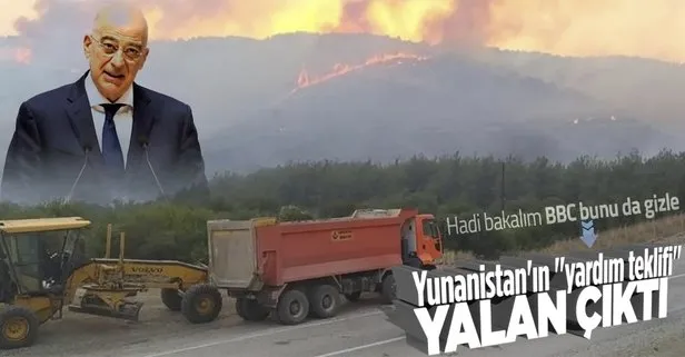Yunanistan’ın orman yangınlarıyla mücadele eden Türkiye’ye yardım teklifi yalanmış!