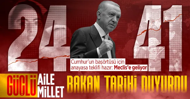 Başörtüsü için anayasa teklifi! Bakan Bozdağ tarih verdi: Önümüzdeki hafta Meclis'e geliyor