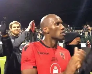 Drogba futbola böyle veda etti