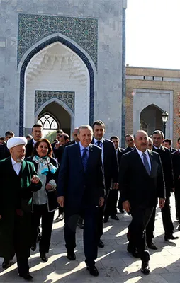 Erdoğan İmam Buhari türbesini ziyaret etti