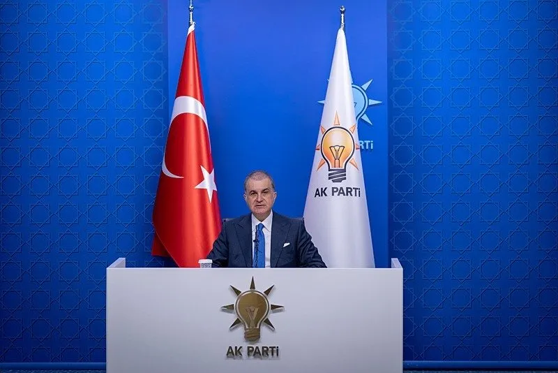 AK Parti Sözcüsü Ömer Çelik MYK sonrası önemli açıklamalarda bulundu (AA)