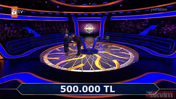 Kim Milyoner Olmak İster'de 104 bin takipçili Habibe teyze 1 milyon TL değerindeki soruyu açmayı başardı! "TDK'ya göre hangisinin içinde geçtiği deyim yoktur" sorusunda çekildi... - 3