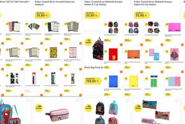 25-30 Eylül 2023 Migros aktüel ürünleri: Okul ürünleri indirime girdi! Fiyatı %50 düştü! Kalem, defter, okul çantası, çıt çıt dosya, klasör...