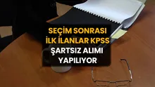 Seçim sonrası ilk ilanlar: İŞKUR KPSS şartsız belediye personel alımı yapılıyor! Bekçi, güvenlik, temizlik görevlisi, işçi