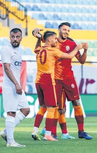 Galatasaray’dan 4 gollü prova