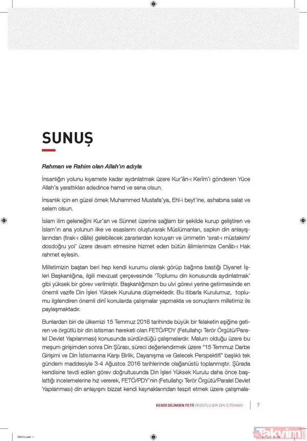 Mehmet Görmez Diyanet'in FETÖ raporunu açıkladı - 5