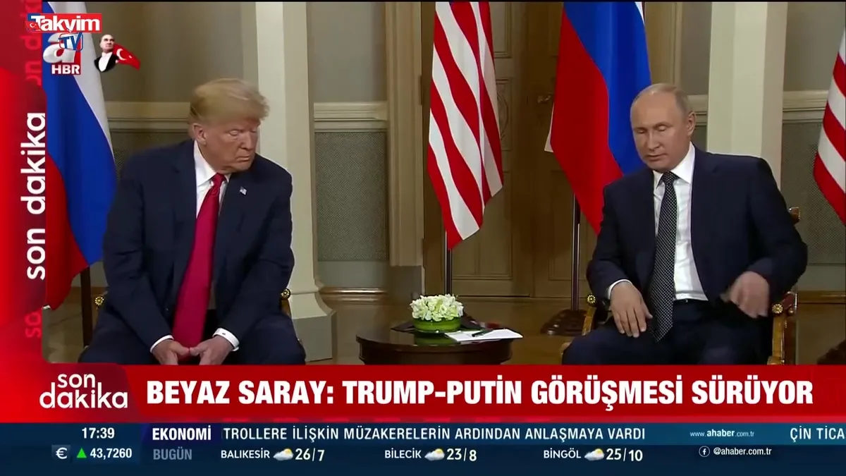 Trump - Putin görüşmesi başladı!