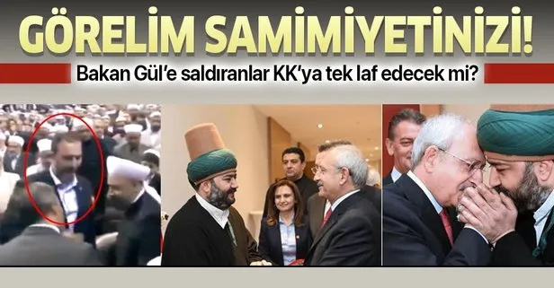 Bakan Abdülhamit Gül tarikat liderinin elini öptü diye yaygara koparanlar Kılıçdaroğlu’na tek kelime etmedi!