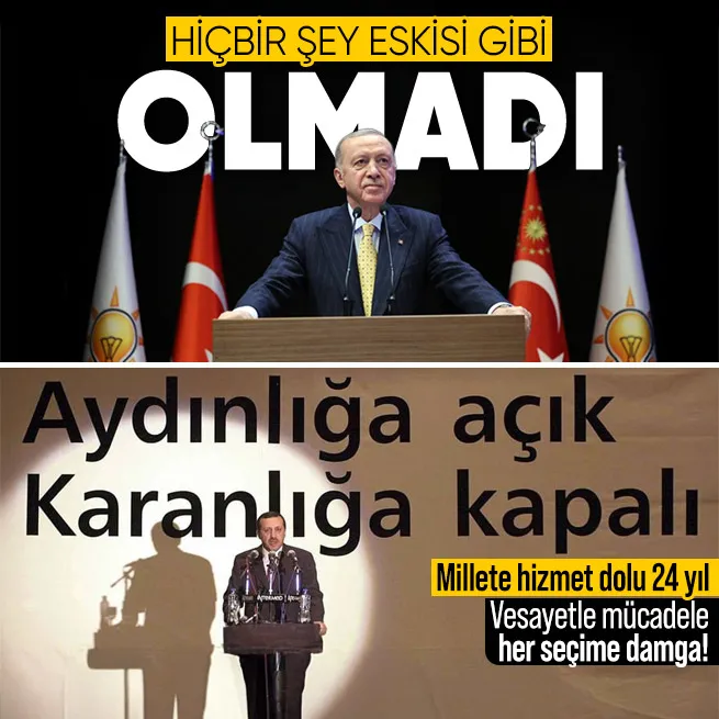 AK Parti 24üncü yaşını kutluyor! Başkan Erdoğan kuruluşunda o sözü söylemişti... | Millete hizmet vesayetle mücadele her seçime damga!