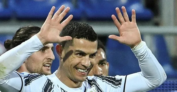Juventus'un yıldızı Cristiano Ronaldo, Cagliari karşısında hat-trick yaptı!