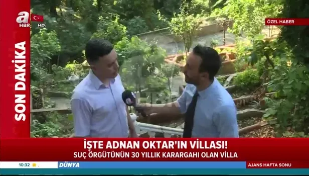 Adnan Oktar’ın villası ilk kez görüntülendi!