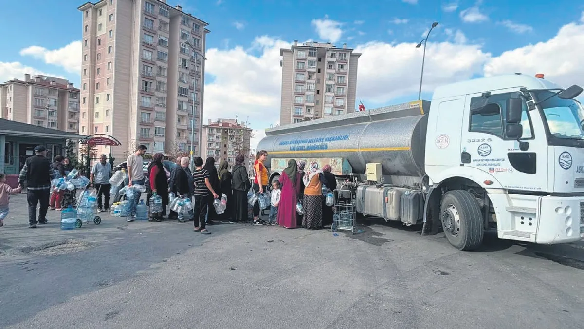 Ankara'daki su krizi giderek büyüyor