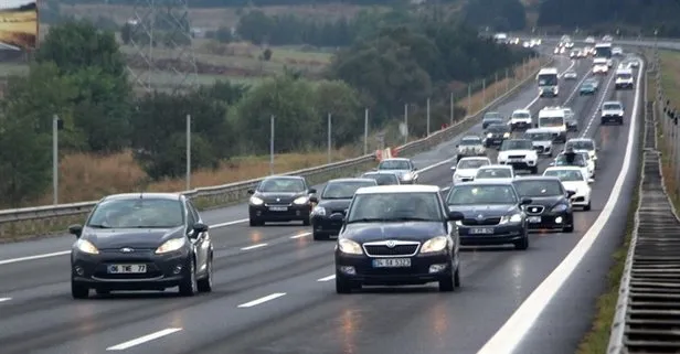 TEM’in Bolu geçişinde bayram yoğunluğu