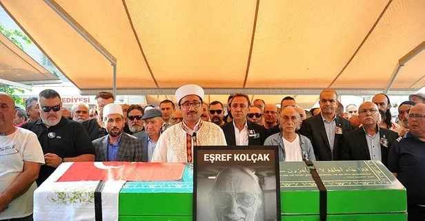 Eşref Kolçak’a veda
