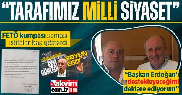 Muharrem İnce’ye kurulan FETÖ işi kaset kumpası sonrası istifa! Memleket Partili Engin Toraman’dan Başkan Erdoğan’ı destekleme kararı