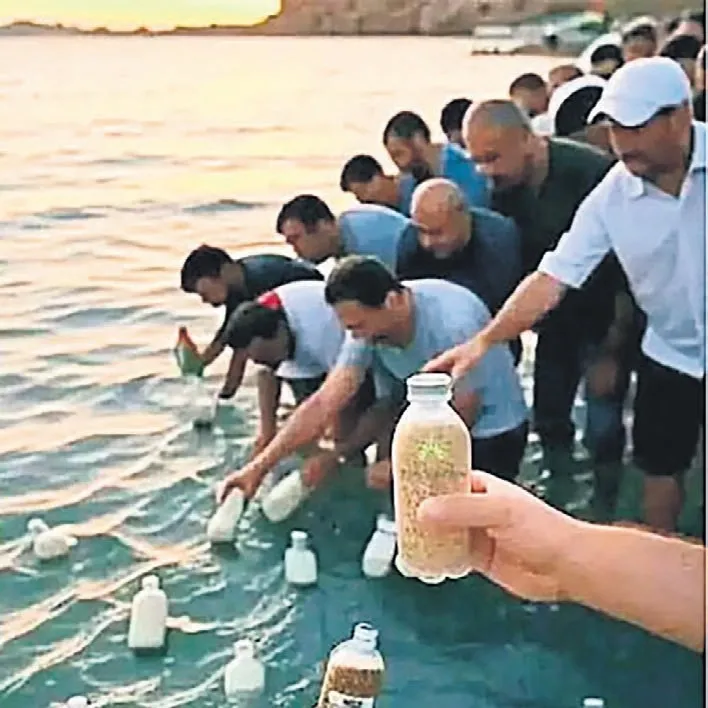 Gazze için bir şişe umut