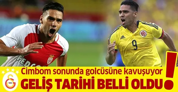 Galatasaray’da Radamel Falcao Konya maçında sahada
