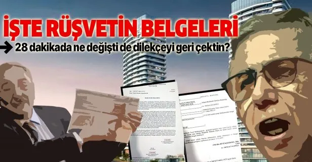 İşte Ankara’daki rüşvetin belgeleri!