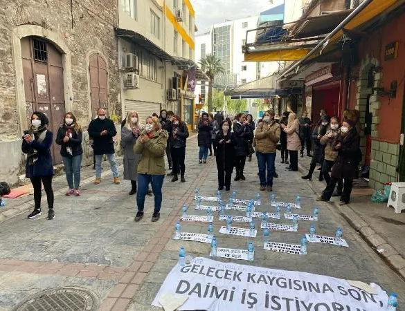 Tunç Soyer’e karşı ’daimi iş’ eylemi