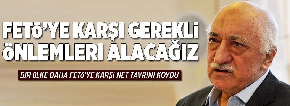 Bir ülkeden daha FETÖ'ye darbe!