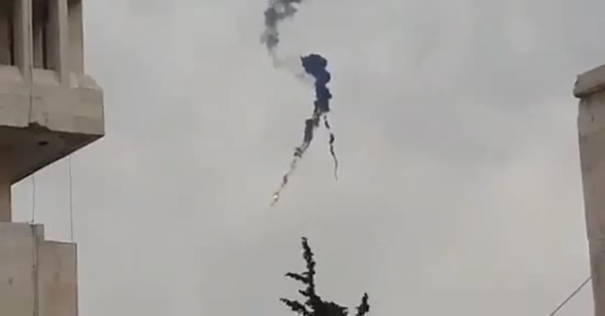İdlib'de Esad'a ait helikopter düşürüldü