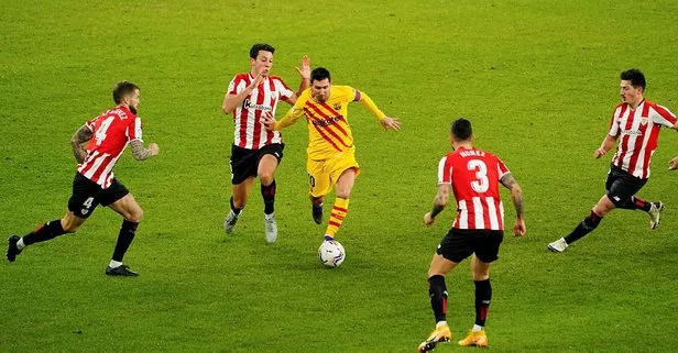 Messi çift tıkladı, Barcelona Athletic Bilbao’yu yendi