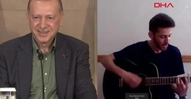 Başkan Erdoğan’a Babalar gününde sürpriz! Özel bestenin CD’sini istedi