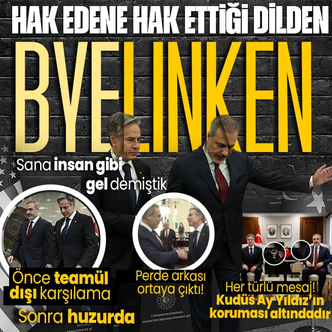 Dışişleri Bakanı Hakan Fidan kendisine sarılmak isteyen ABDli mevkidaşı Blinkenı engellemişti! Nedeni ortaya çıktı