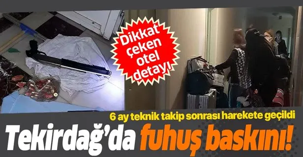 Son dakika: Tekirdağ'da fuhuş operasyonu: 36 gözaltı