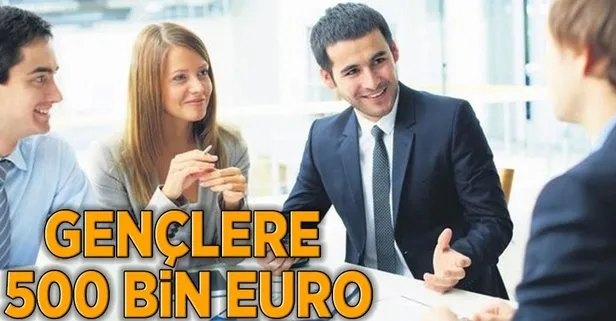 Gençlere 500 bin euro