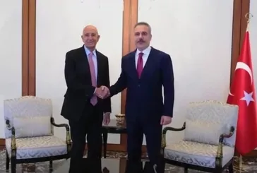 Bakan Fidan Tom Barrack’ı kabul etti