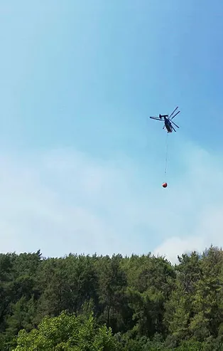 Kumluca'da orman yangını! 4 hektar zarar gördü