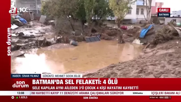 Batman'da sele kapılan aynı aileden 3'ü çocuk 4 kişi hayatını kaybetti