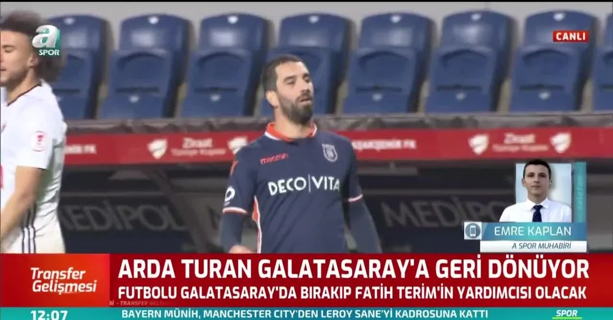Arda Turan Galatasaray A Geri Donuyor Video Videosunu Izle Takvim Tv