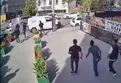 Bağcılar'da iş yerinde patlama anı kamerada