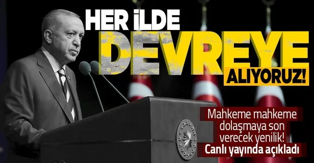 Başkan Erdoğan’dan 24. Dönem Adli Yargı Hakim ve Cumhuriyet Savcıları Kura Töreni’nde önemli açıklamalar