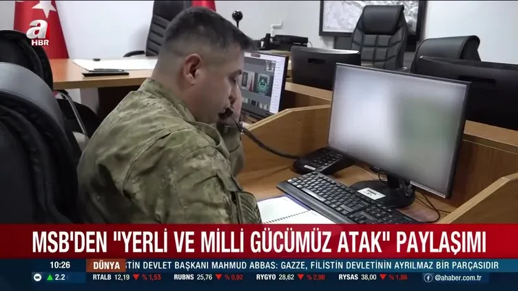 MSB’den ‘’ATAK’’ paylaşımı