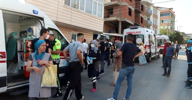 Geri geri kayan halk otobüsünde dehşeti yaşadılar: 15 yaralı