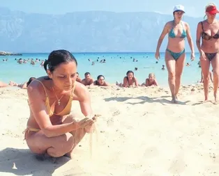 Bu plaja terlikle girmek yasak