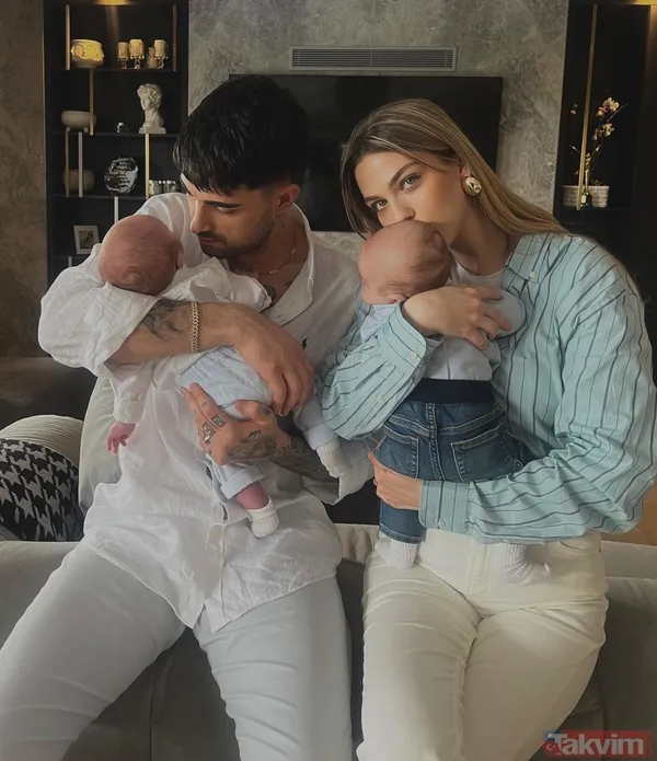 İbrahim Tatlıses ile Perihan Savaş’ın kızı Zübeyde Melek’ten yeğen ziyareti! İdo Tatlıses’in ikizlerini sarıp sarmaladı! - 2