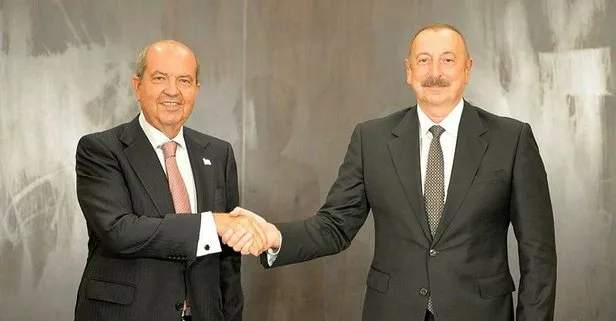 KKTC Cumhurbaşkanı Ersin Tatar ve Azerbaycan Cumhurbaşkanı Aliyev ile görüştü