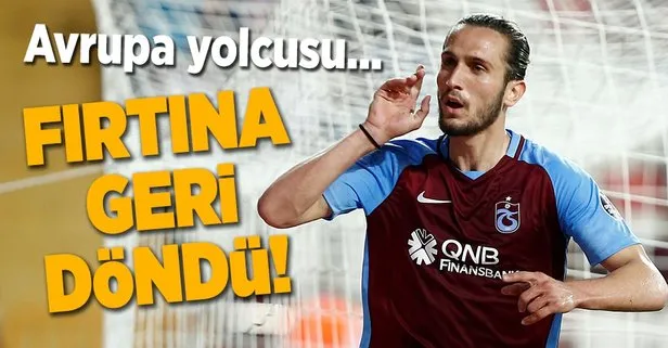 Fırtına Akdeniz'de geri döndü